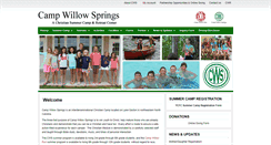 Desktop Screenshot of campwillowsprings.org